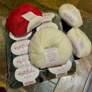 14 Skeins Knit Picks Gloss DK Yarn + Pattern, NWT